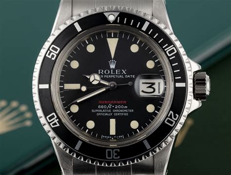 rolex submariner red writing